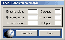 Golf Handicap Calculator